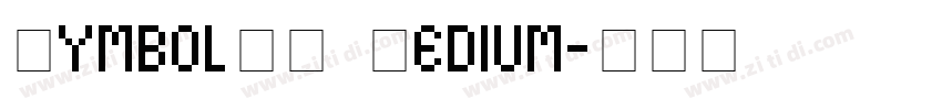 SymbolEF Medium字体转换